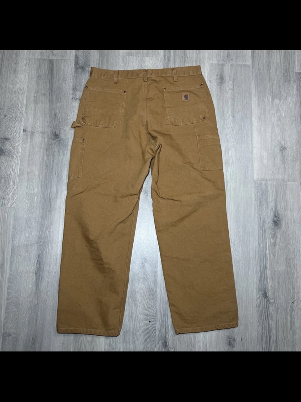 Men's Workwear Carpenter Pants in Brown - Picture 6 of 7